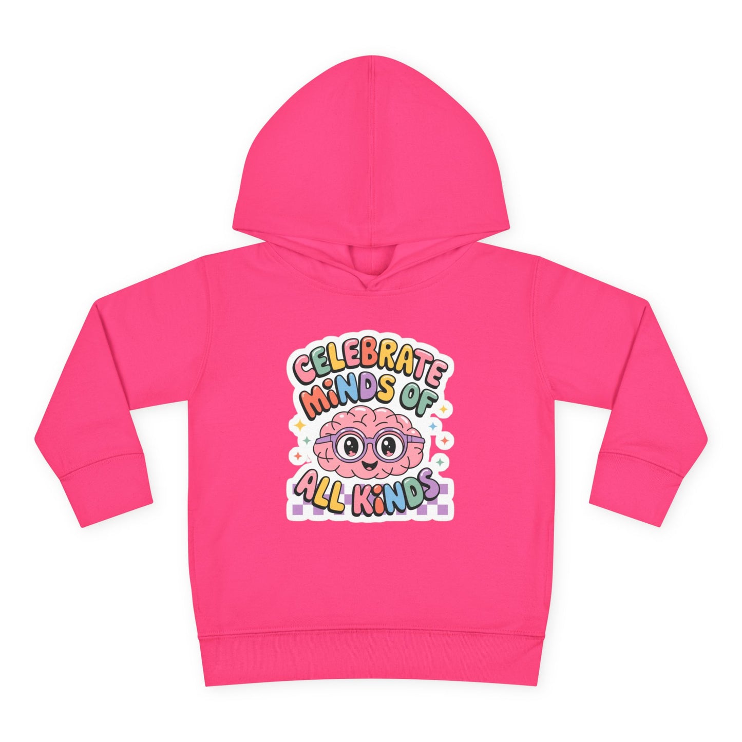 "Celebrate Minds of All Kinds" -Toddler Fleece Hoodie