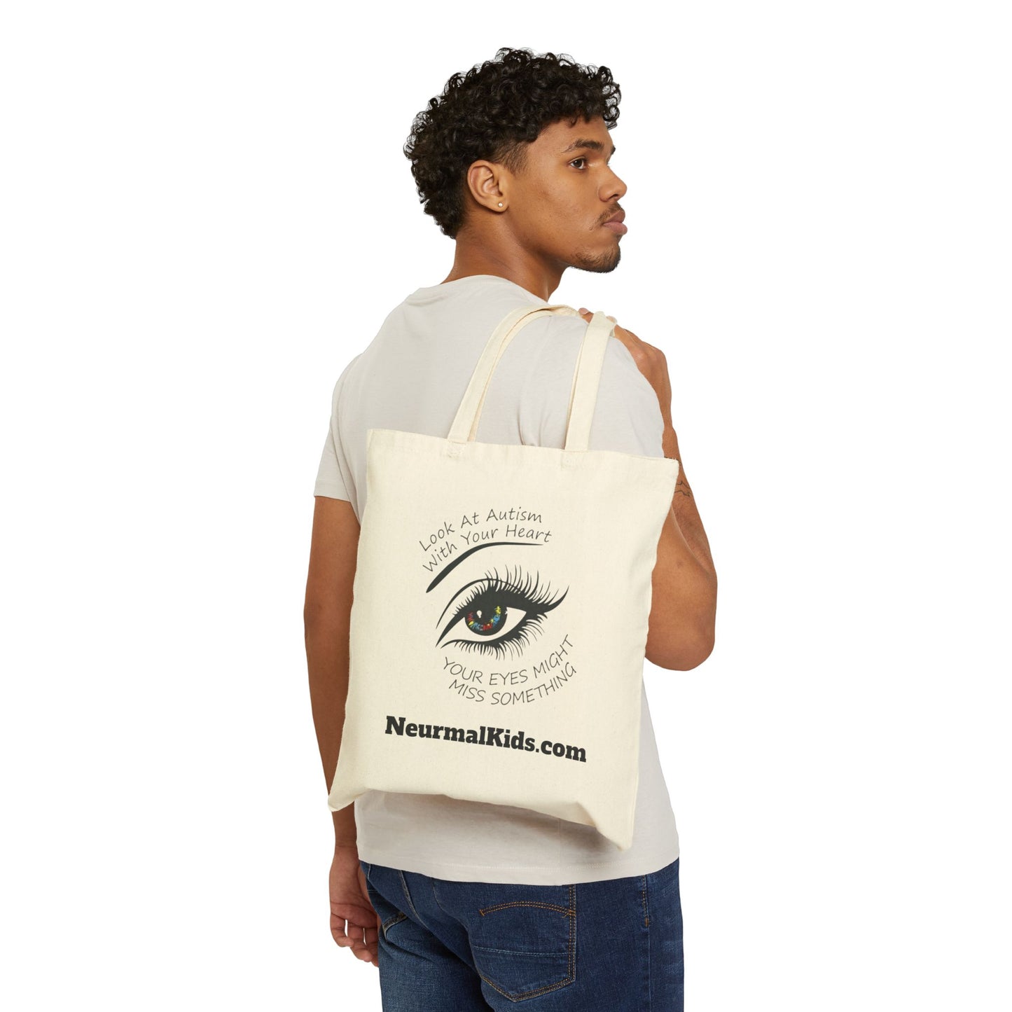 Autism Awareness Canvas Tote Bag