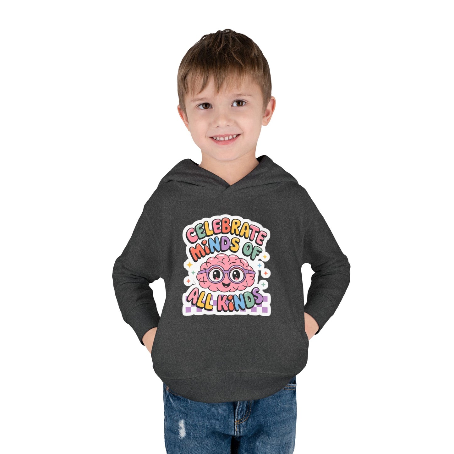 "Celebrate Minds of All Kinds" -Toddler Fleece Hoodie