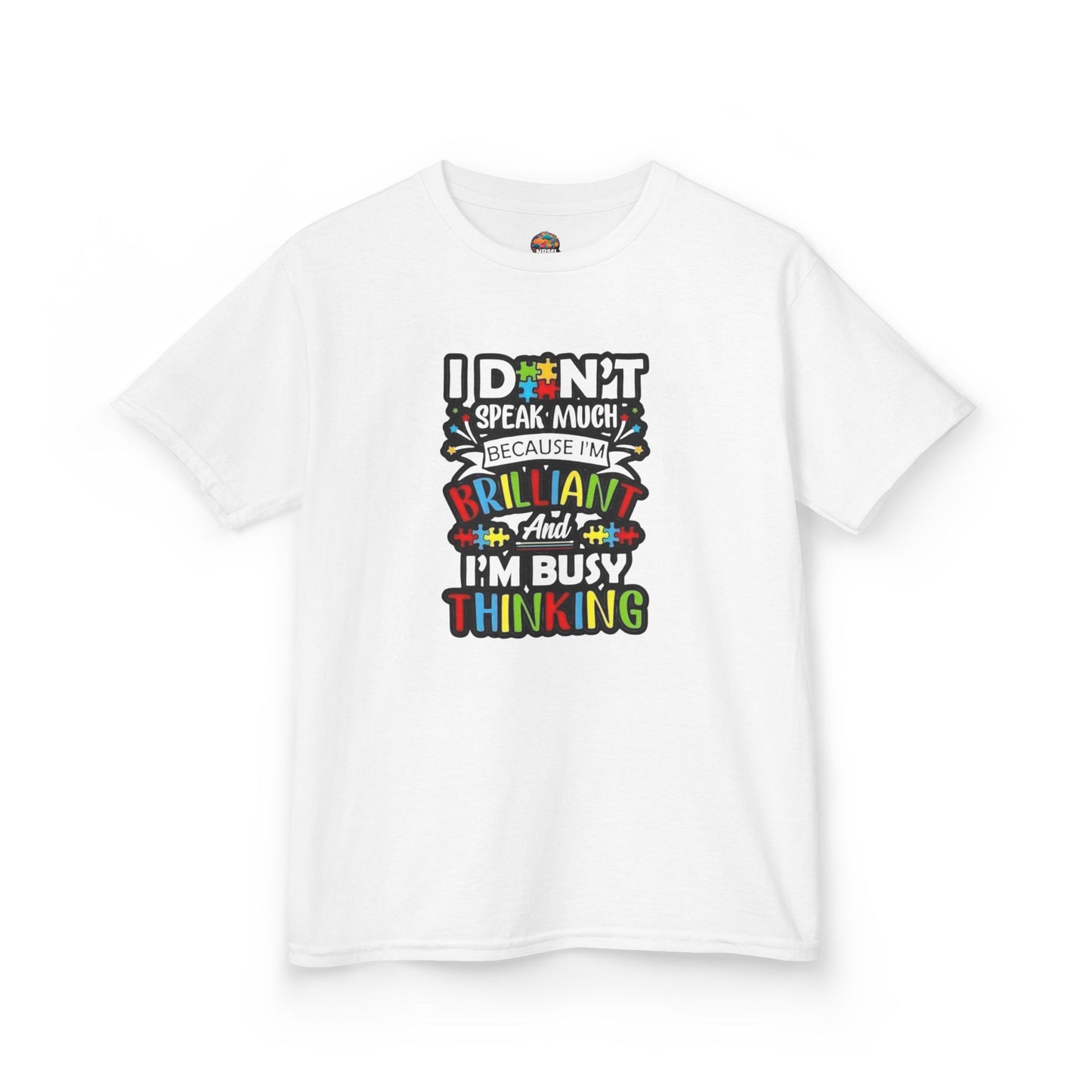 "Busy Thinking" - Youth Cotton Tee