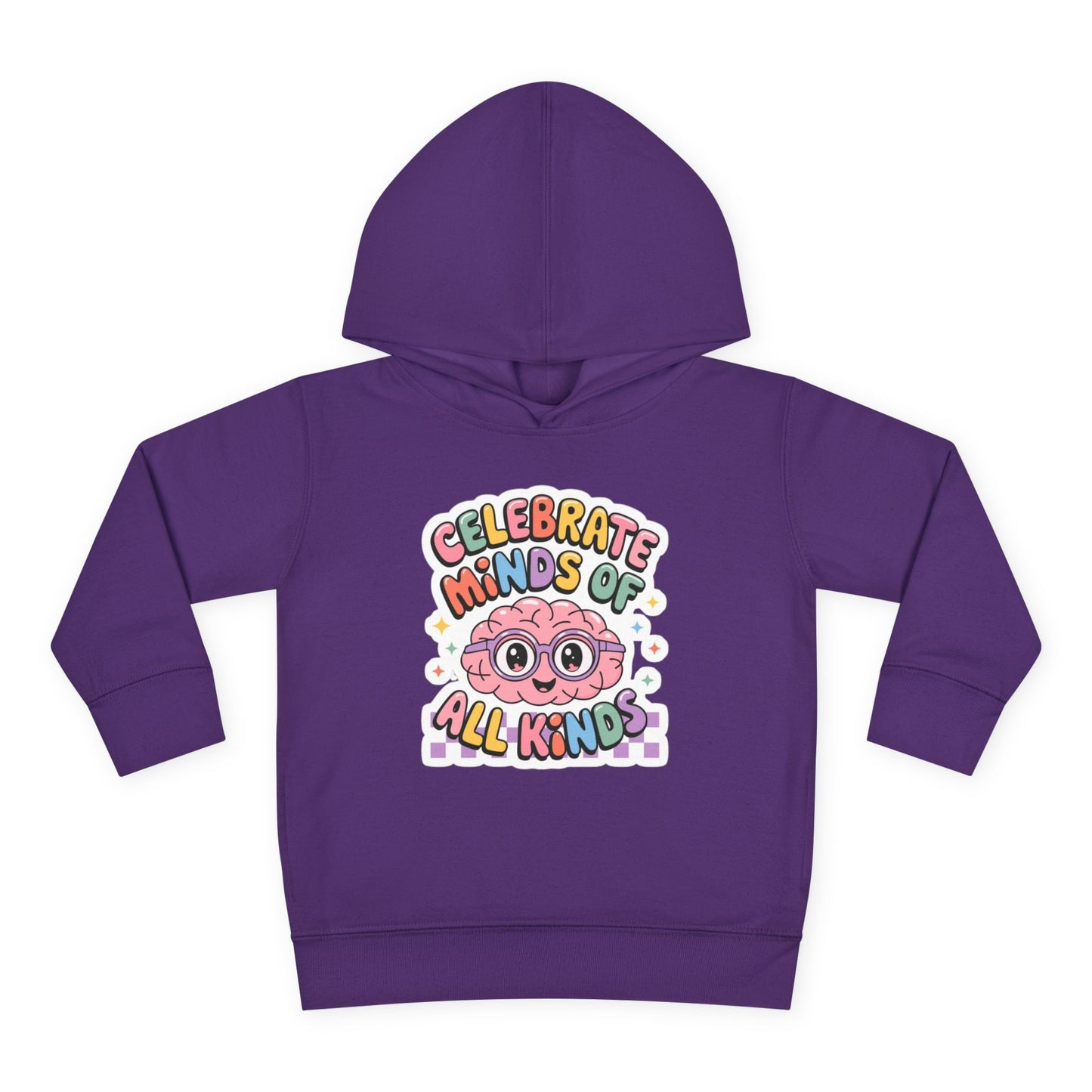 "Celebrate Minds of All Kinds" -Toddler Fleece Hoodie