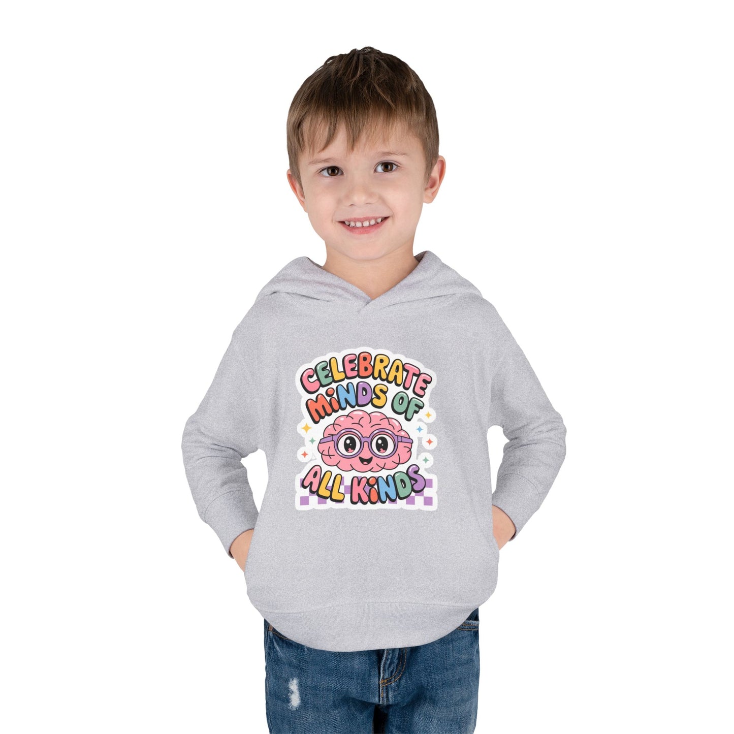 "Celebrate Minds of All Kinds" -Toddler Fleece Hoodie