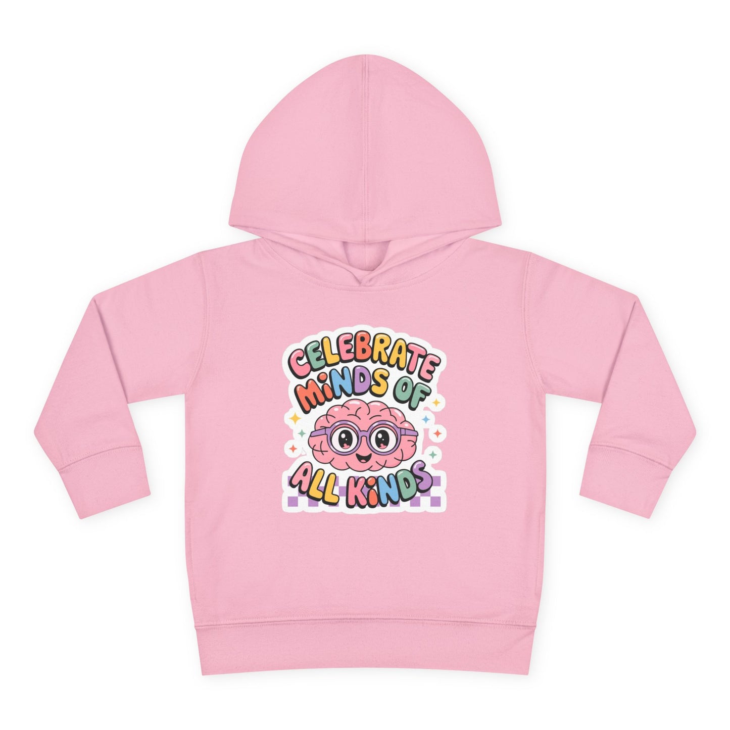 "Celebrate Minds of All Kinds" -Toddler Fleece Hoodie