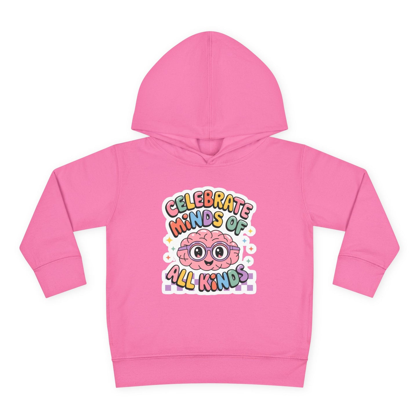 "Celebrate Minds of All Kinds" -Toddler Fleece Hoodie