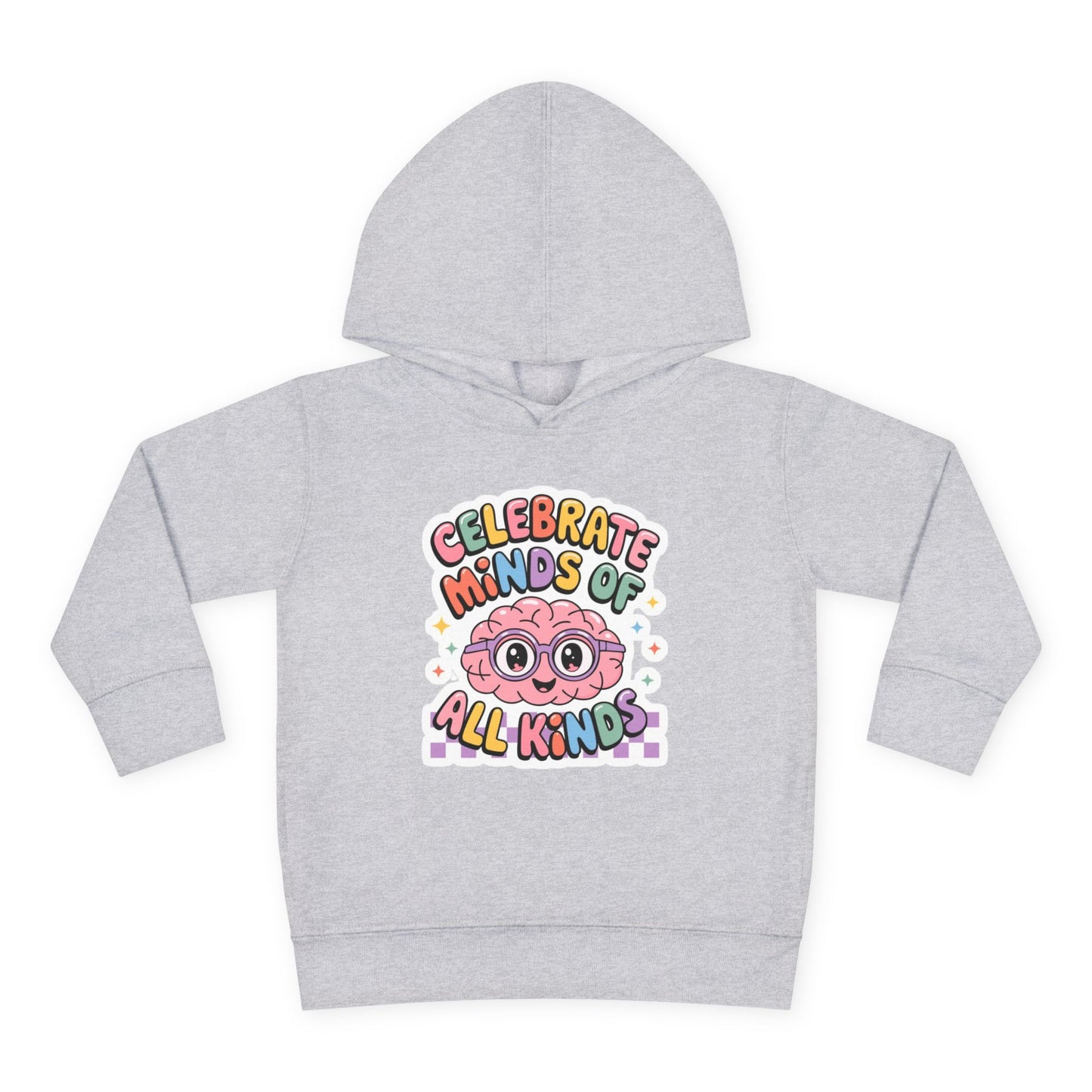 "Celebrate Minds of All Kinds" -Toddler Fleece Hoodie