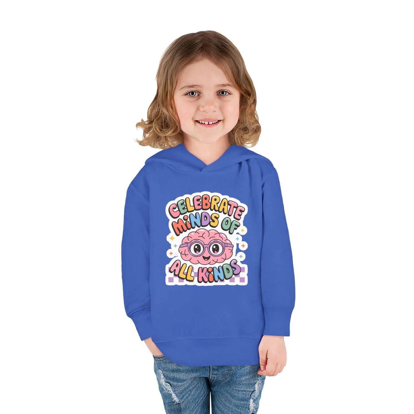 "Celebrate Minds of All Kinds" -Toddler Fleece Hoodie