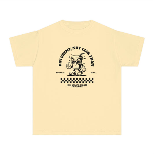 ‘Different, Not Less Than’- Big Kids Tee