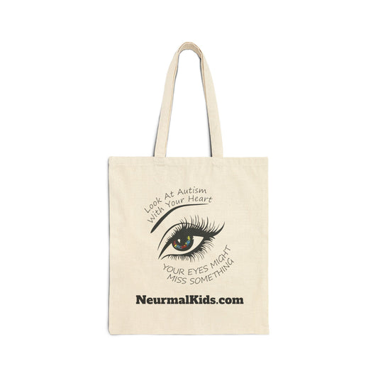 Autism Awareness Canvas Tote Bag