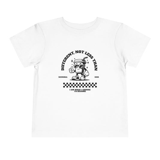 "Different Not Less'" Toddler Graphic Tee