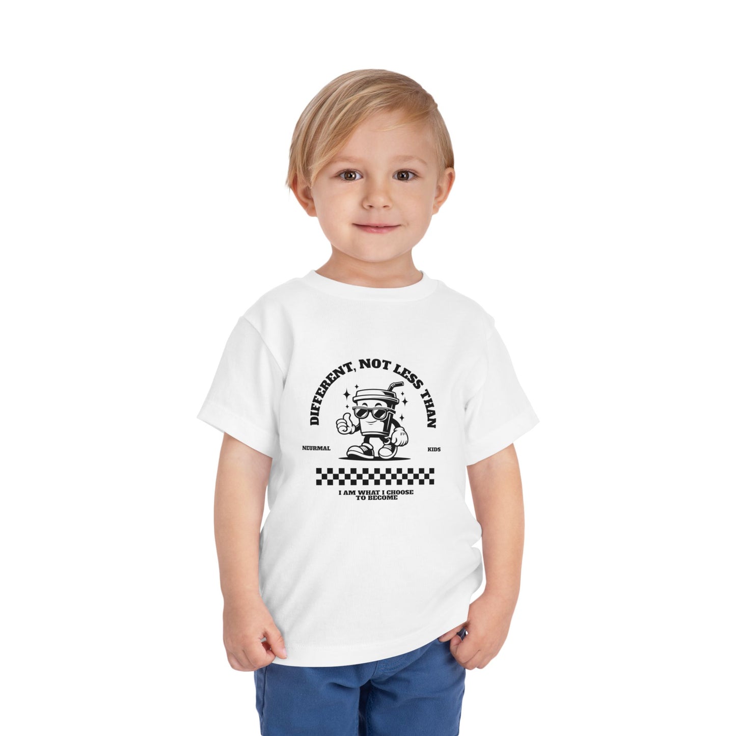 "Different Not Less'" Toddler Graphic Tee